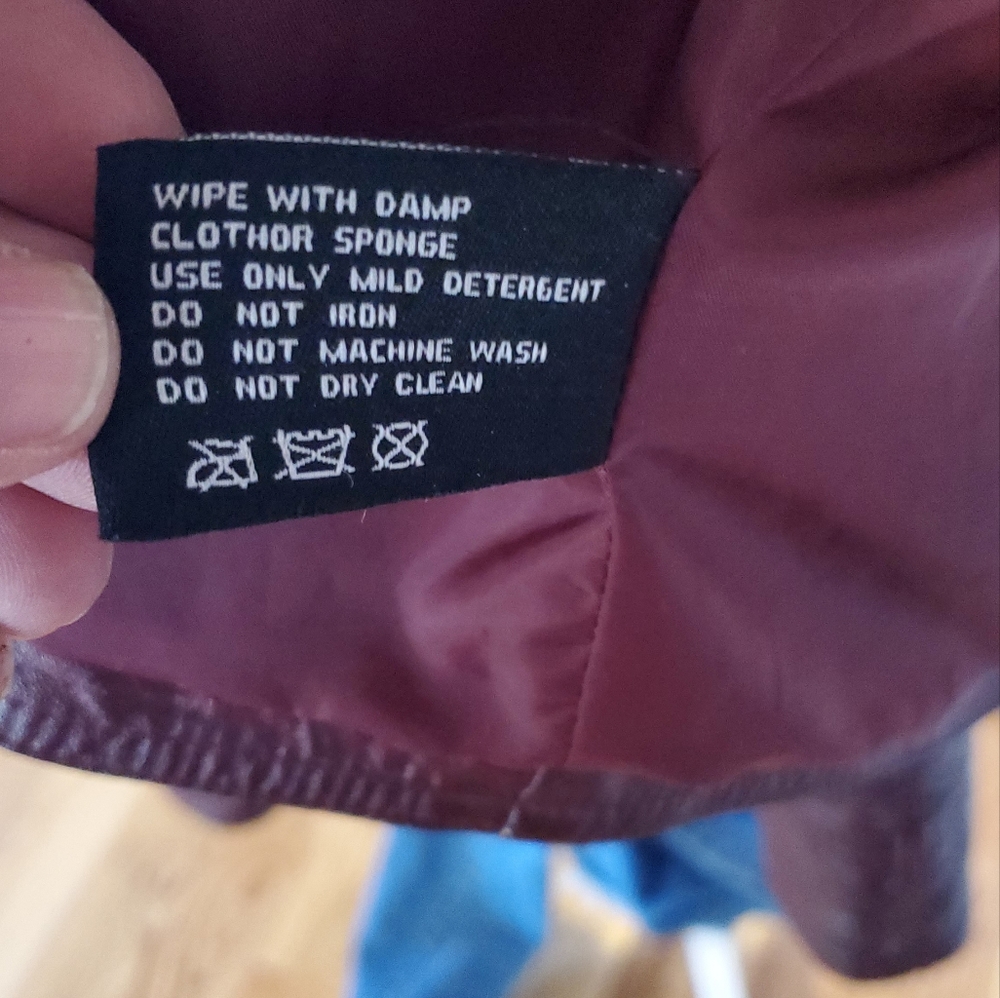 Coffee shop faux leather jacket - Picture 8 of 8